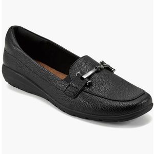 New Easy Spirit l - Women's Amelia3 Loafer Flat - Size 10 Wide - Black